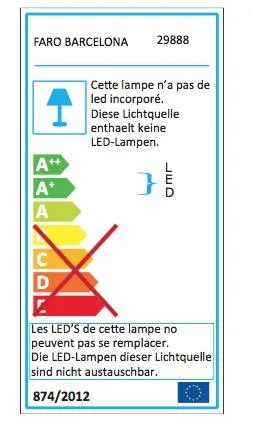 Applique led Faro Lise Blanc Aluminium