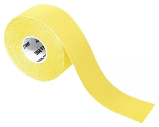 Bandes de kinésiologie - 2 5 cm à 10 cm - 14 couleurs - Couleur : JAUNE - Largeur : 2 5 CM