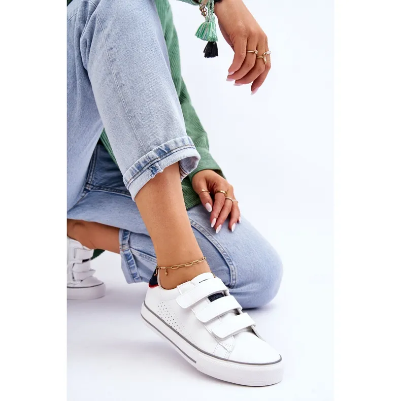 Baskets Velcro Femme Big Star LL274A207 Blanc blanche