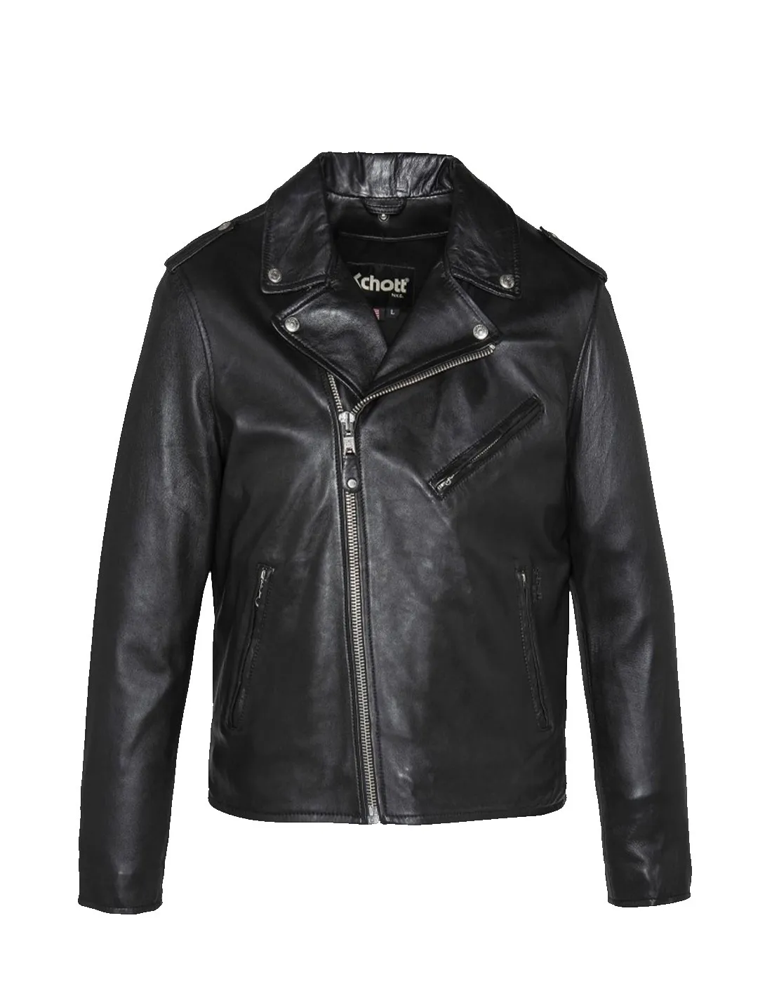 Blouson perfecto en cuir Schott ref 32128 Noir