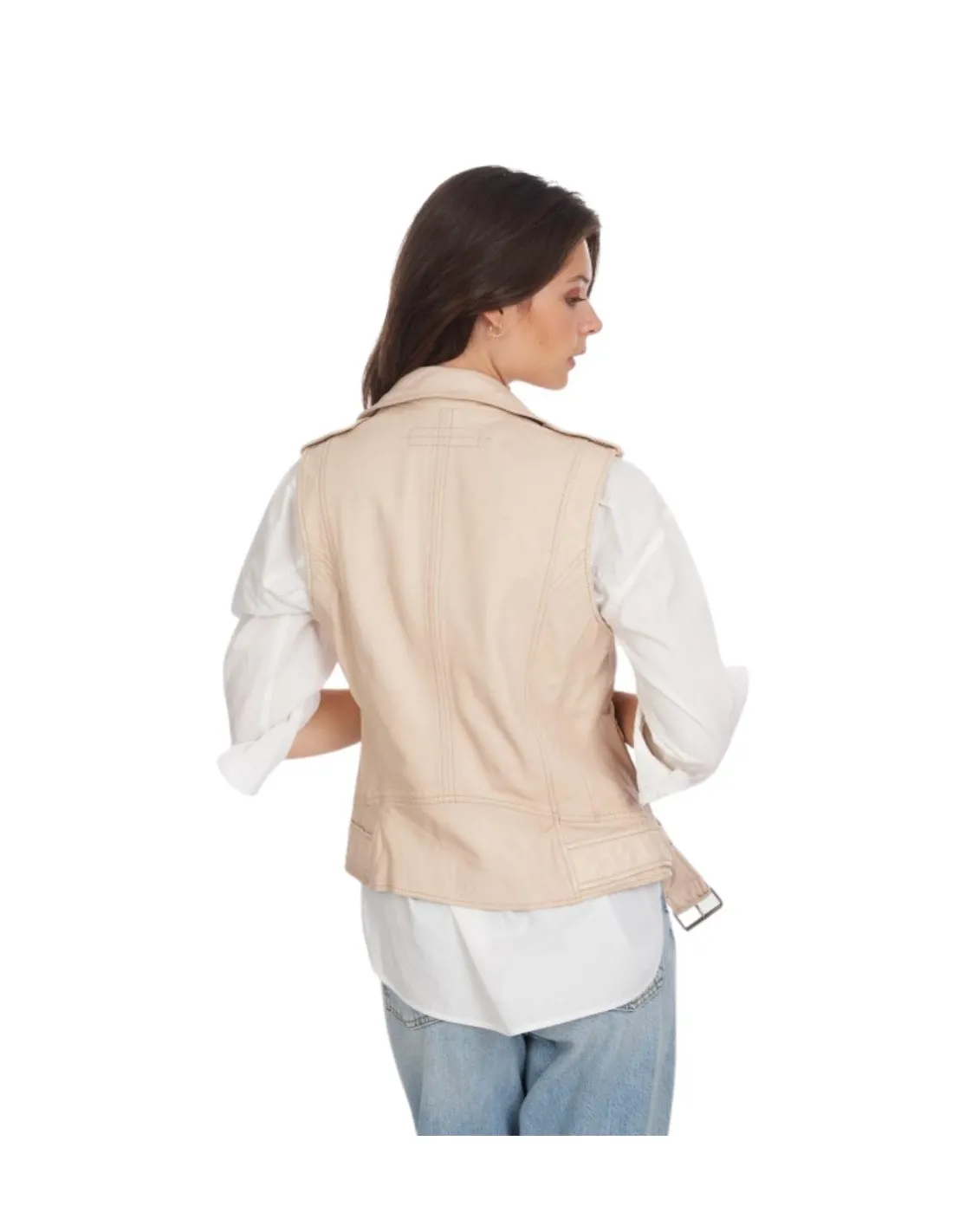 Blouson Sans Manches Femme Kylie 6 Oakwood  Ref 56236 Coquille