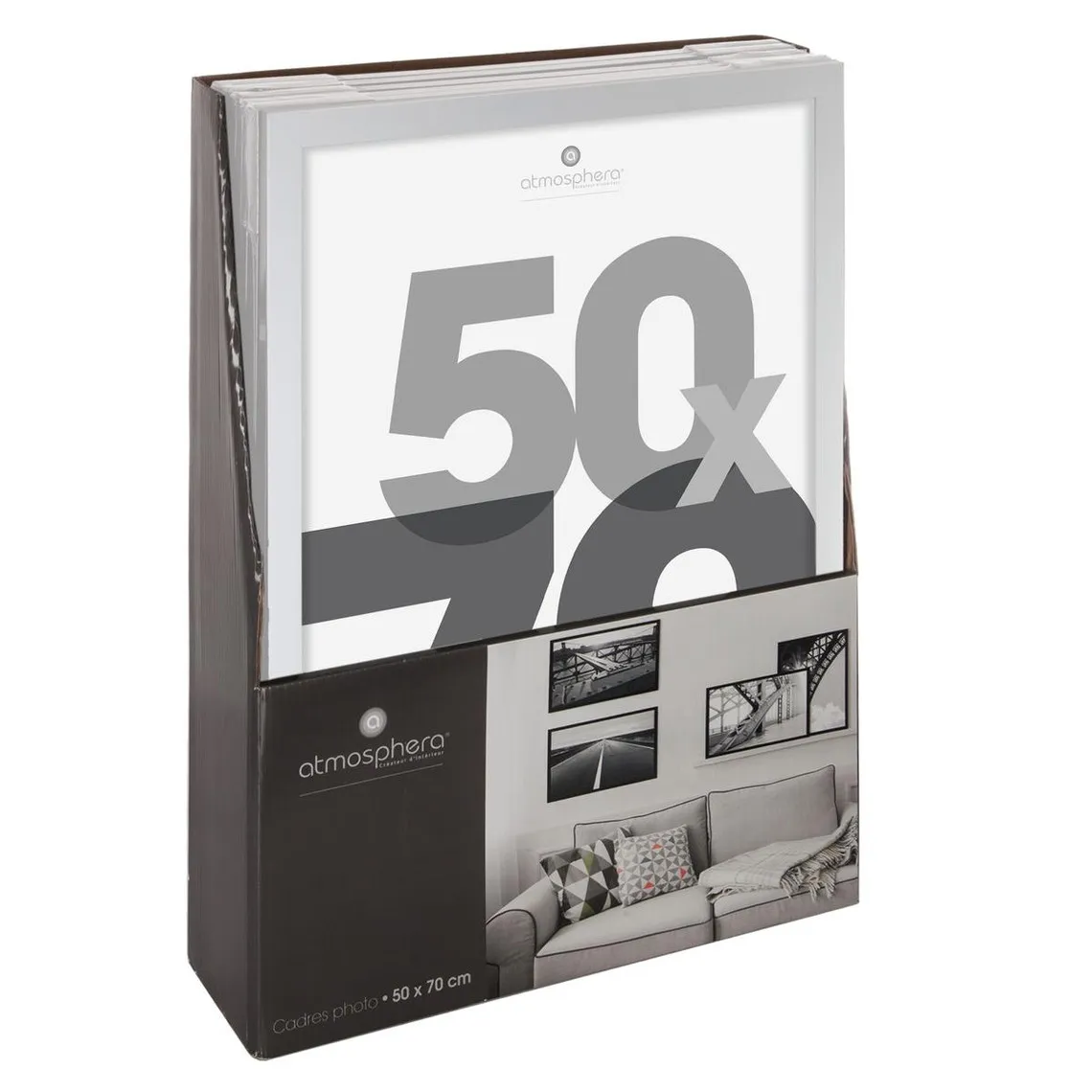 Cadre photo polystyrène blanc 50X70 cm | 3 Suisses