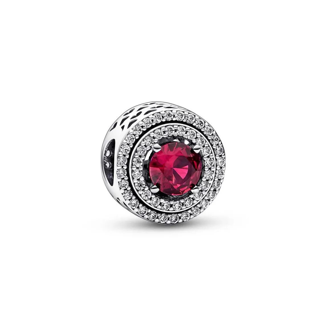 Charm Abyme de Cercles Scintillants Rouge Pandora Timeless | 3 Suisses