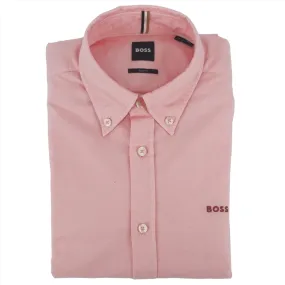 Chemise oxford avec logo contrasté BOSS