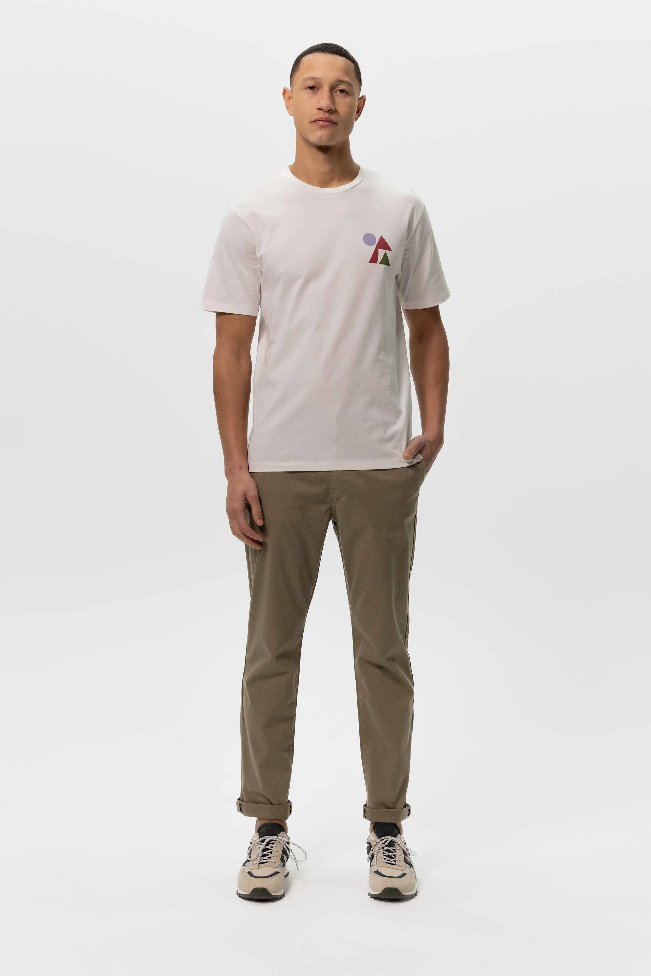 Chino en coton - vert