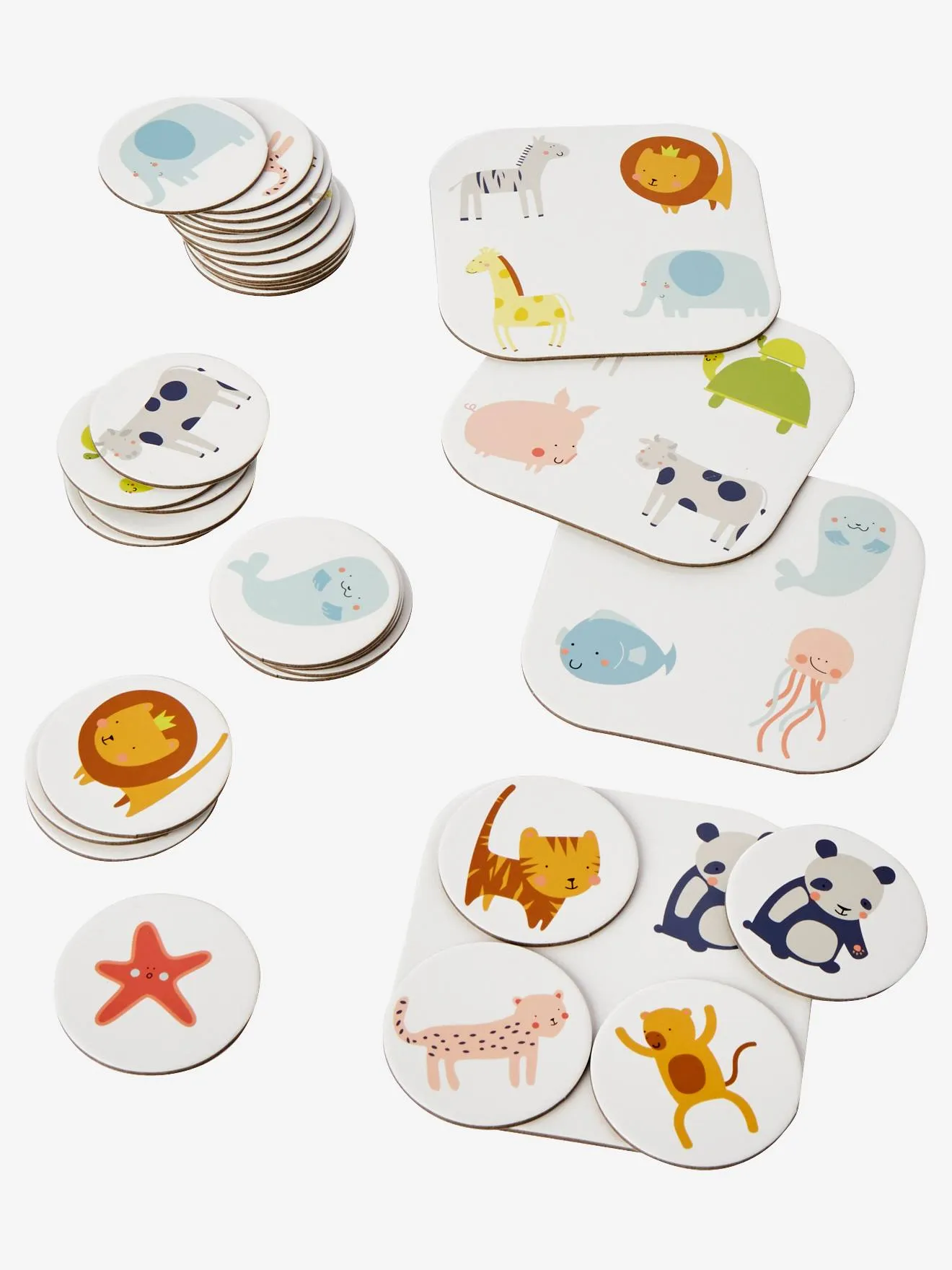Coffret Mes premiers jeux FSC® multicolore - Vertbaudet
