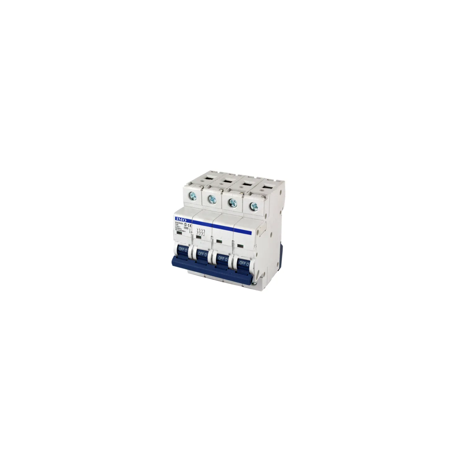 Disjoncteur triphasé + neutre 3P+N - 32A - 10kA - courbe C - IMO
