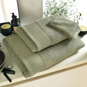 Drap de bain BEESPONGE en coton vert kaki  | 3 Suisses