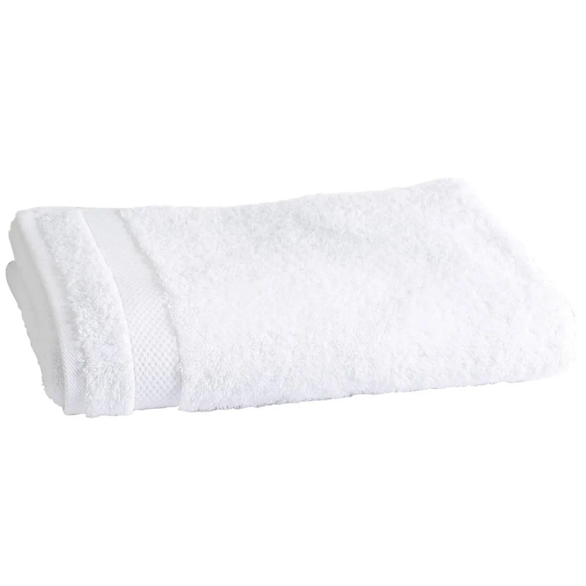 Drap de bain en coton éponge bouclette ATLANTIQUE Blanc  | 3 Suisses
