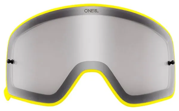 Ecran de Masque O'Neal B-50 Monture Jaune Ecran Gris