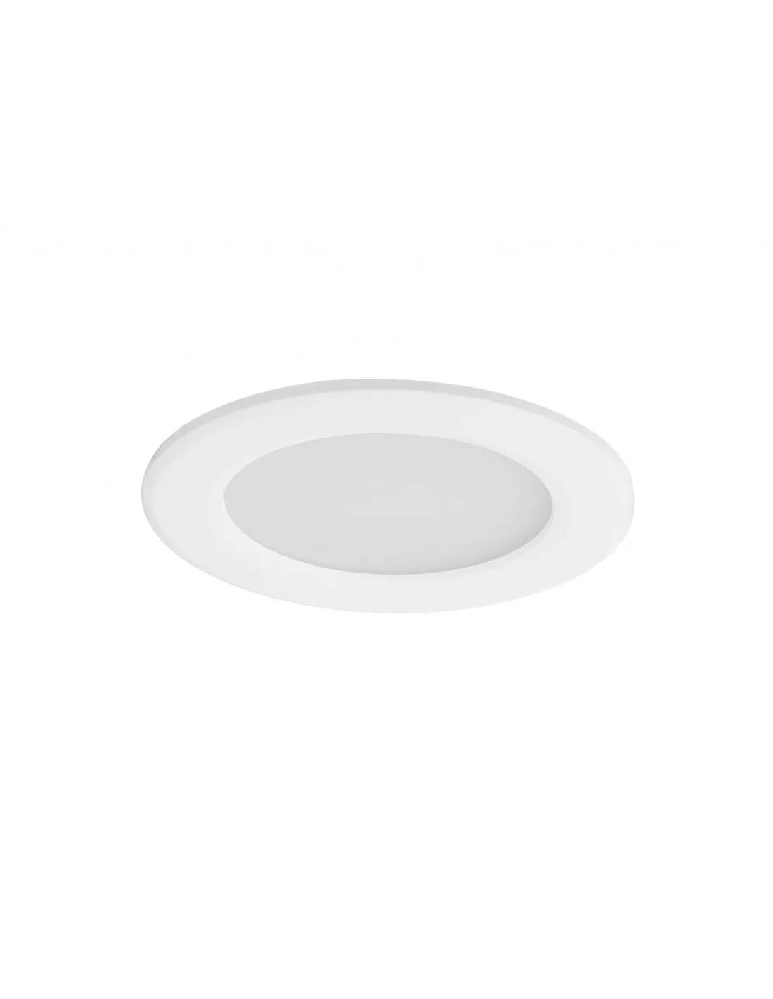 FLAT-ISO-Downlight IP20/65 recouvr. fixe blanc LED 8W 860lm 3000/4000K(CCT) ARIC 50918