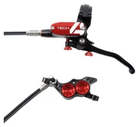 Frein Avant Hope Tech 4 E4 Noir / Rouge Durite Standard