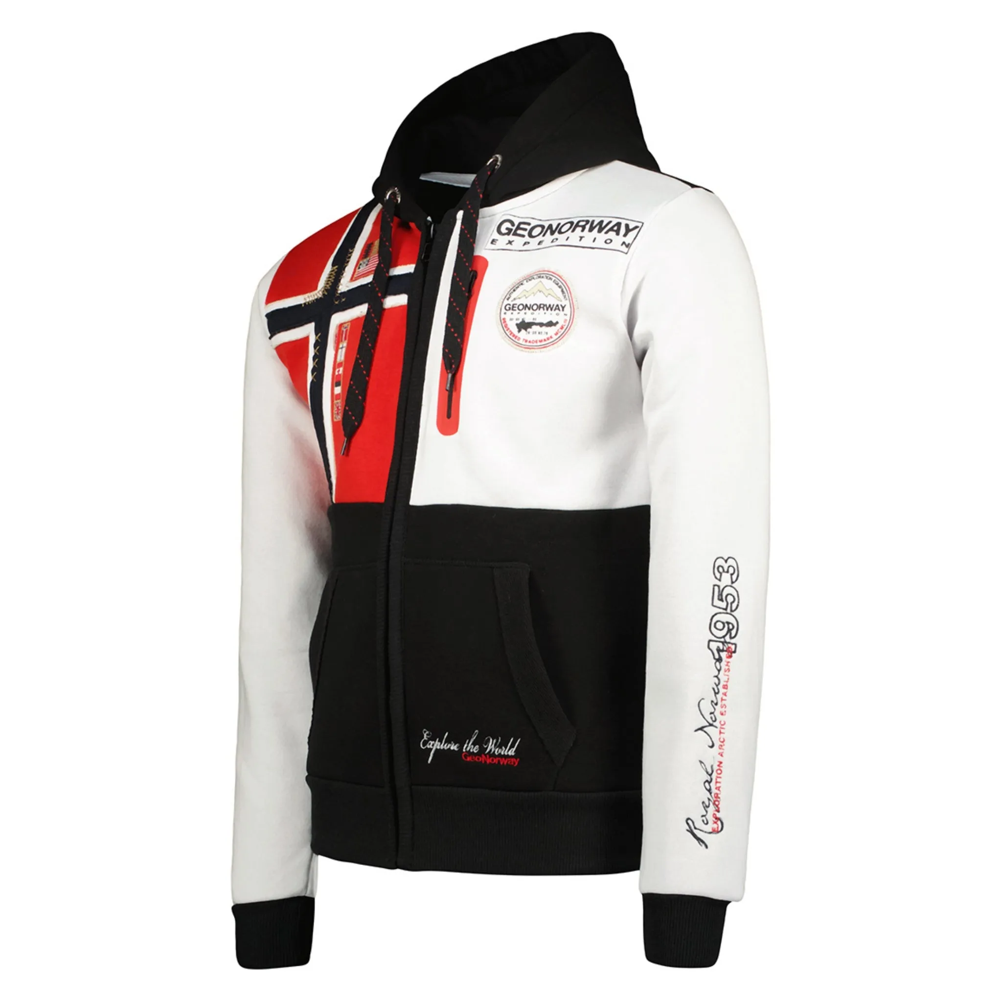 Geographical Norway Gexplore Homme - Sweat zippé Noir