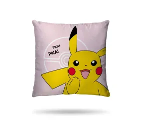 Housse De Couette Pikachu Pokémon 140x200 Cm - 100% Coton - Rose Pale