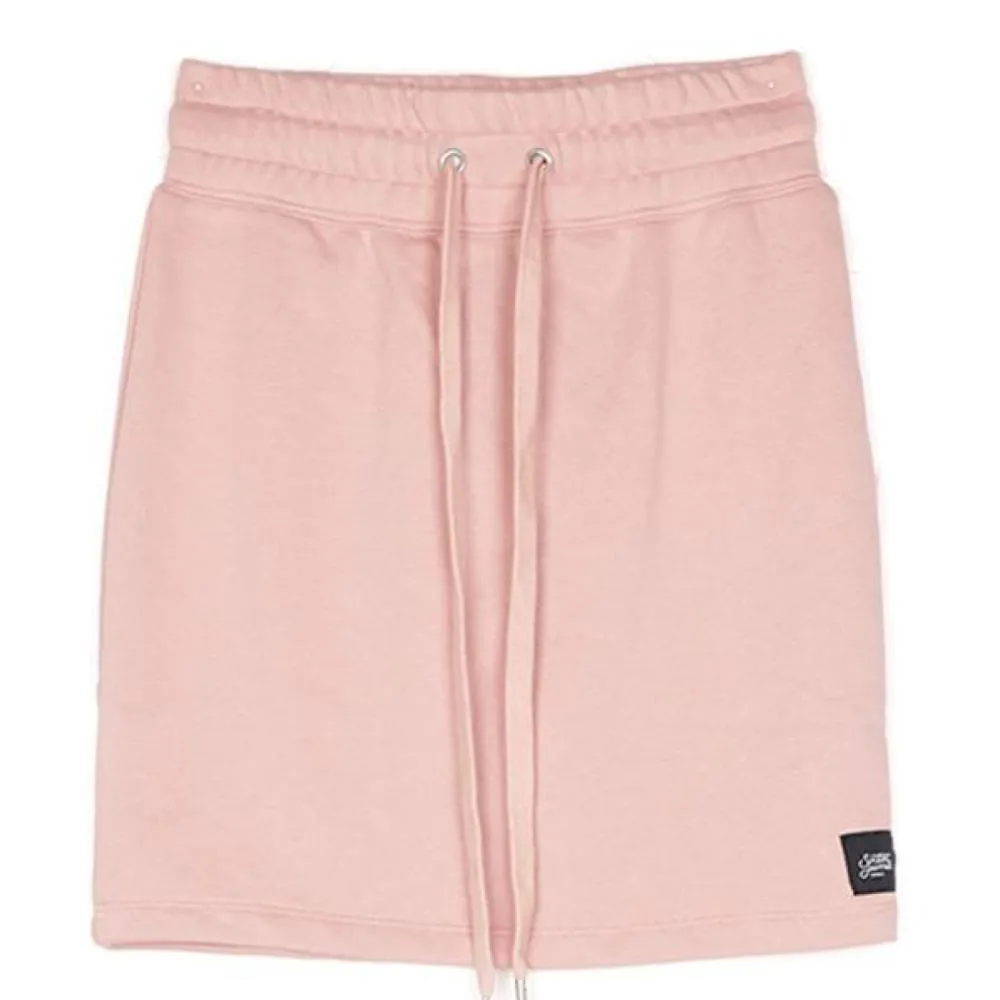 Jupe moulante rose