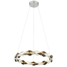 Karilion Suspension Luminaires Globo Lighting LED Chrome, 1 lumière