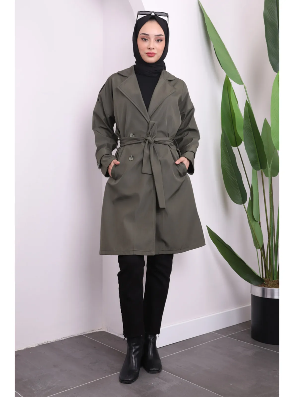 Khaki - Trench Coat