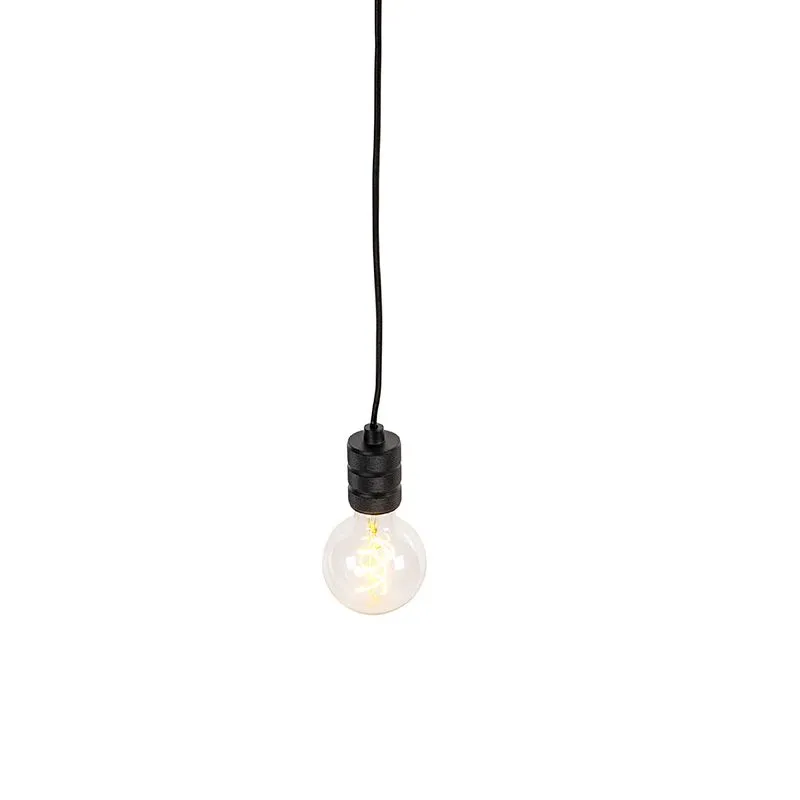 Lampe suspendue noir 1 lumière - Cavalux