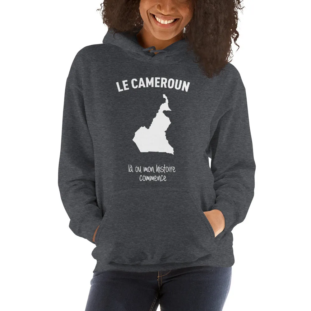 Le cameroun là où mon histoire commence - Sweatshirt à capuche