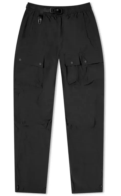 Maharishi Veg Dyed Cargo Track Pant Black - Trouva