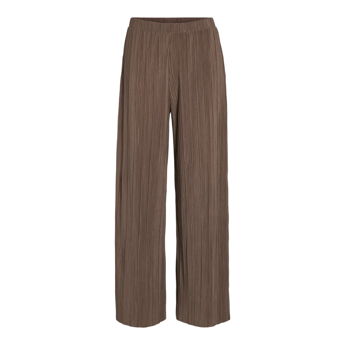 Pantalon à jambe large marron clair Uma | 3 Suisses