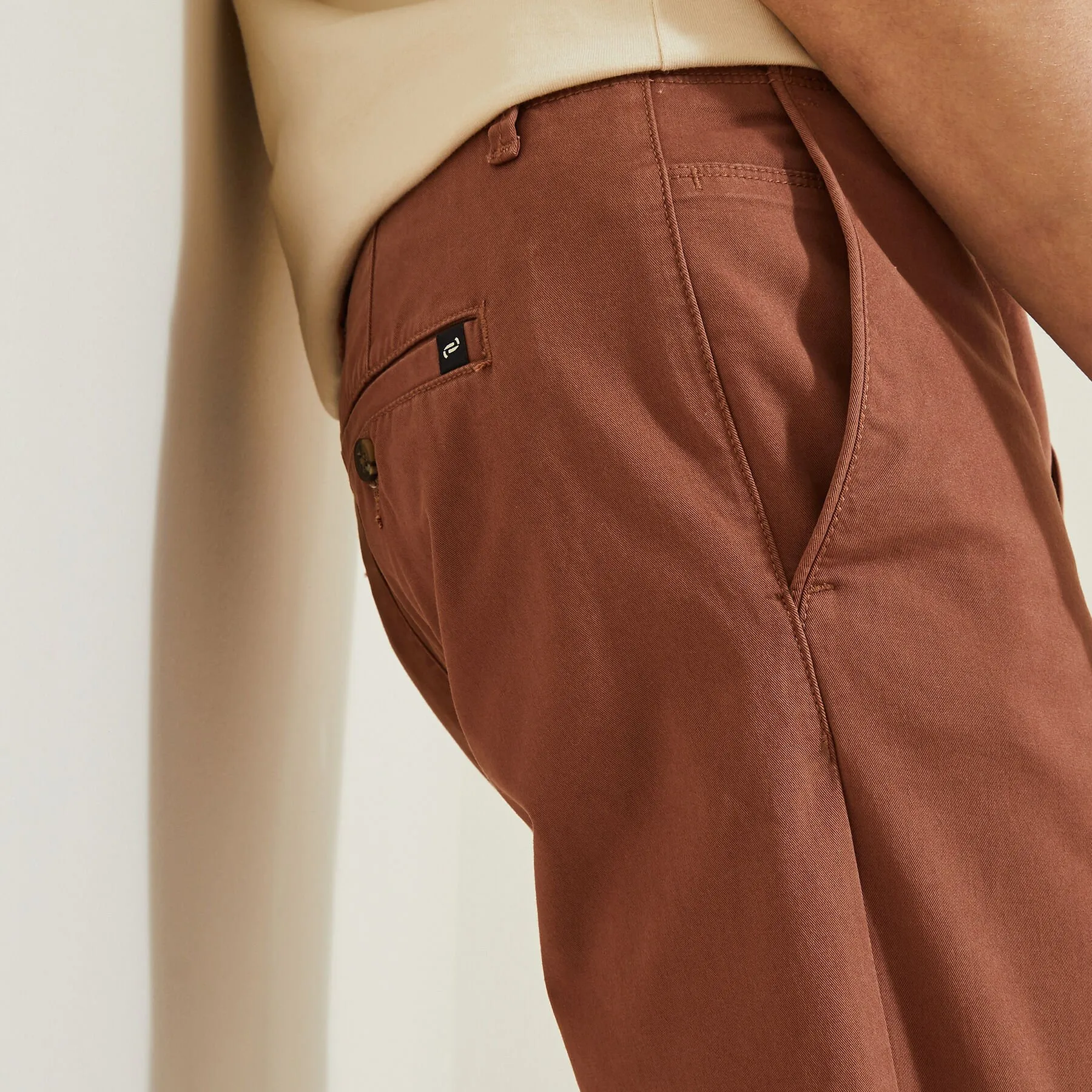 Pantalon chino slim "le parfait by JULES" Vieux Rose | Jules