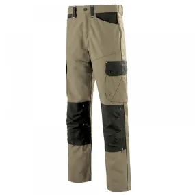 Pantalon de travail craft worker résistant - beige et noir CEPOVETT SAFETY sur Bricozor