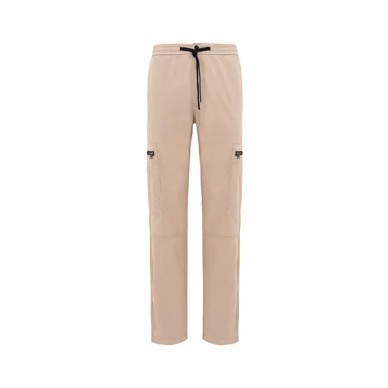 PANTALON DROIT BEIGE HUGO AVEC POCHES ZIPPÉES DALEK241D
