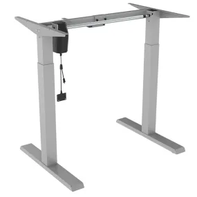 Piètement de bureau électrique réglable en hauteur gris