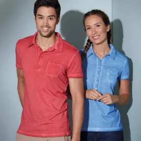 Polo fashion homme rouge personnalisable