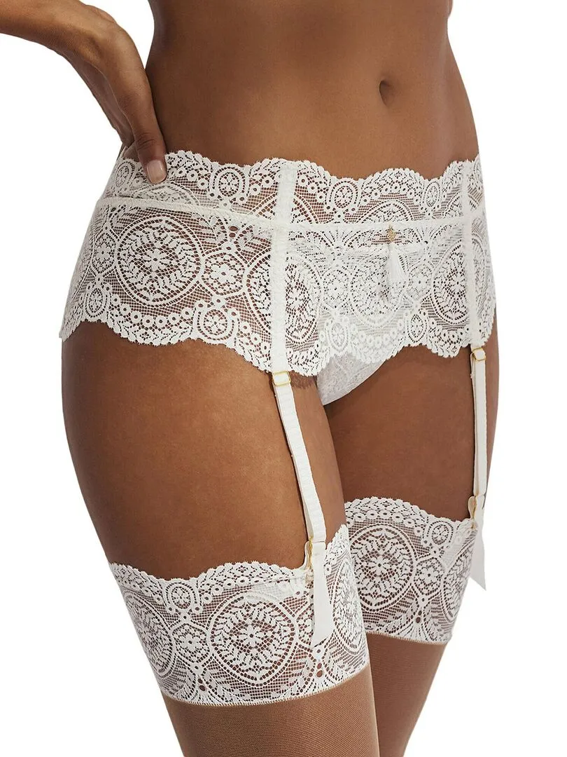Porte-jarretelles Matilda mariage - Ecru