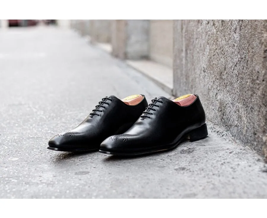 Richelieu homme Noir semelle cuir Thornbury