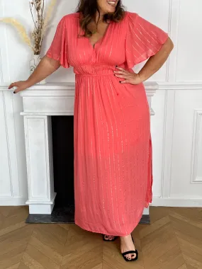 Robe longue rose : Zana
