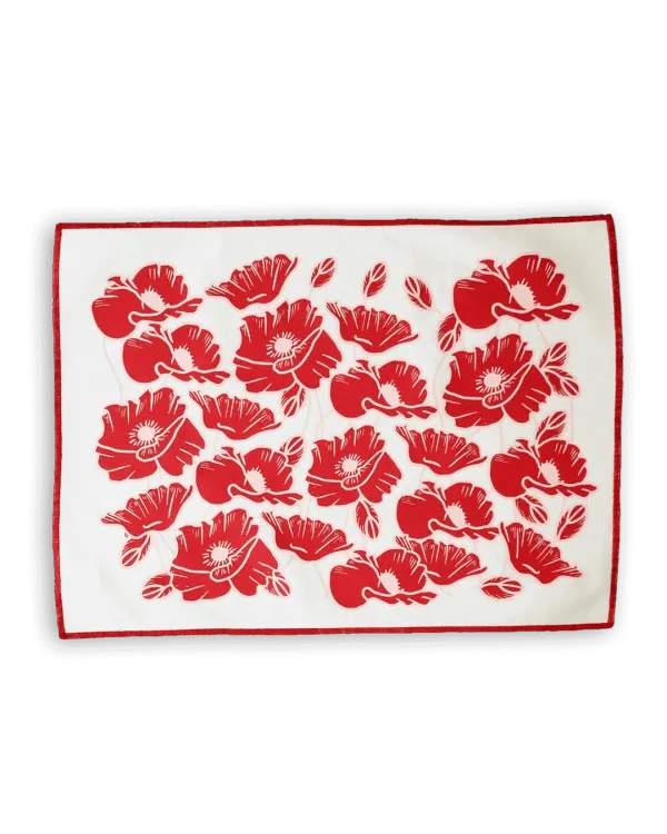 Set de table rouge - Poppy