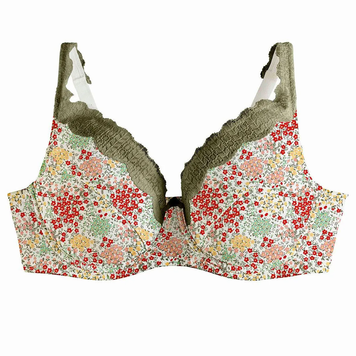Soutien-gorge à armatures grand maintien kaki Ecrevisse vert | 3 Suisses