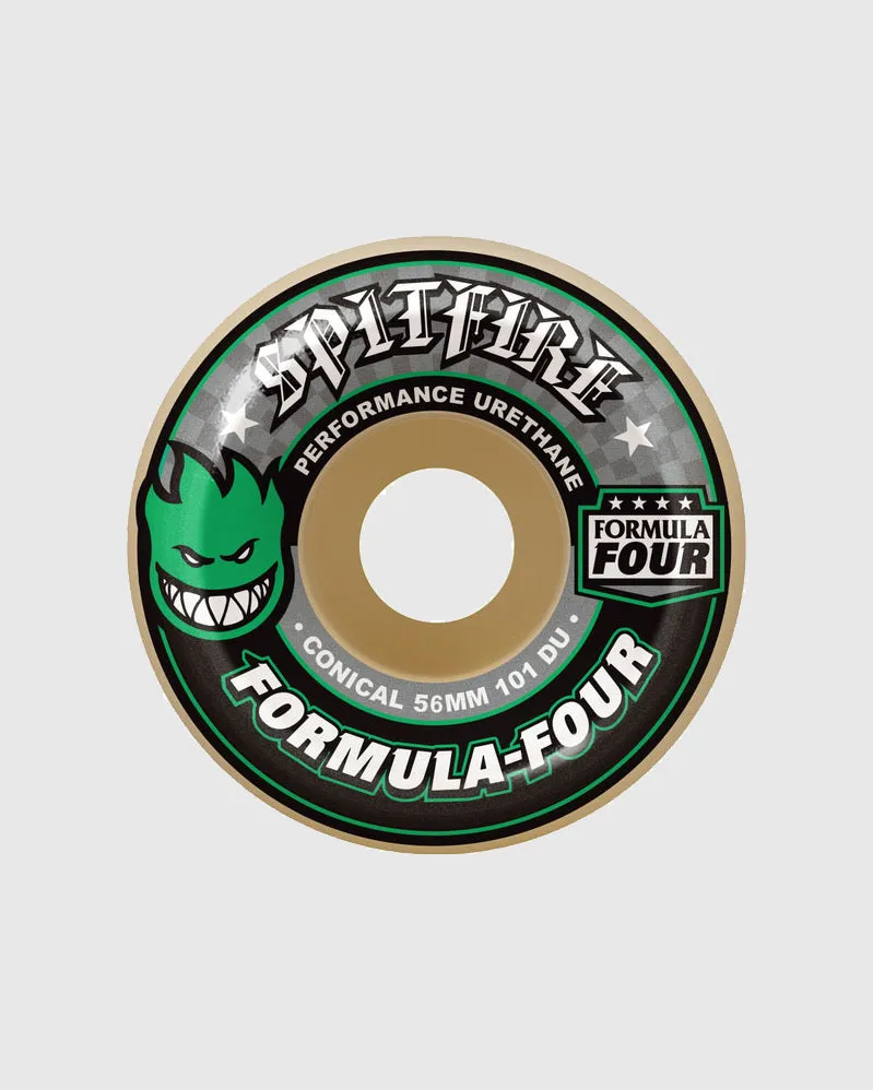 Spitfire Wheels - F4 conical - 101D - Green 56mm