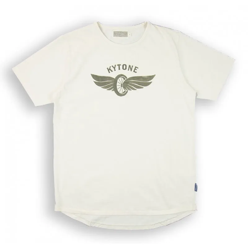 T-SHIRT 100% Coton Turn 1 White  - Kytone
