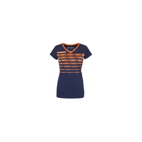 T-Shirt TECNIFIBRE Femme F2 Airmesh 360 Marine / Orange PE 2018