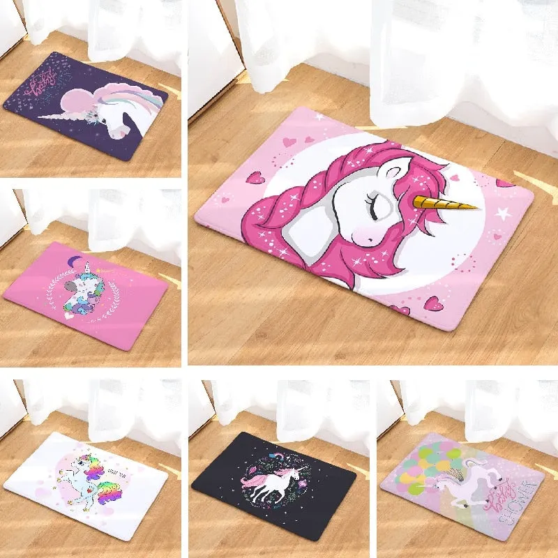 Tapis avec licorne