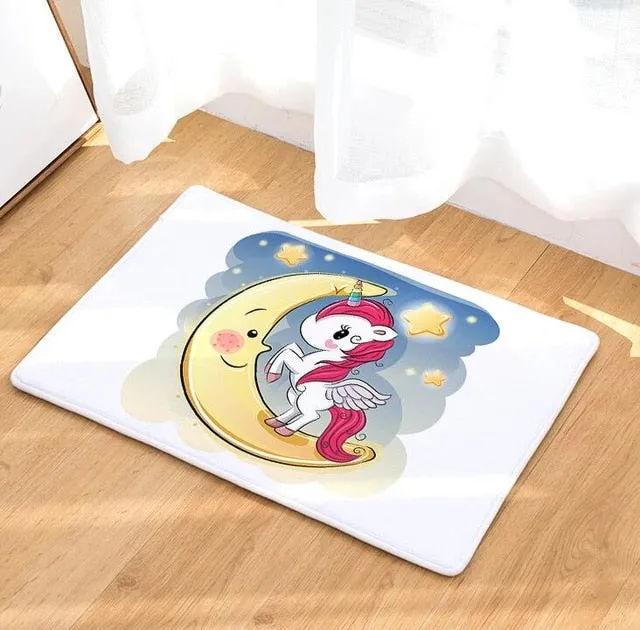 Tapis avec licorne
