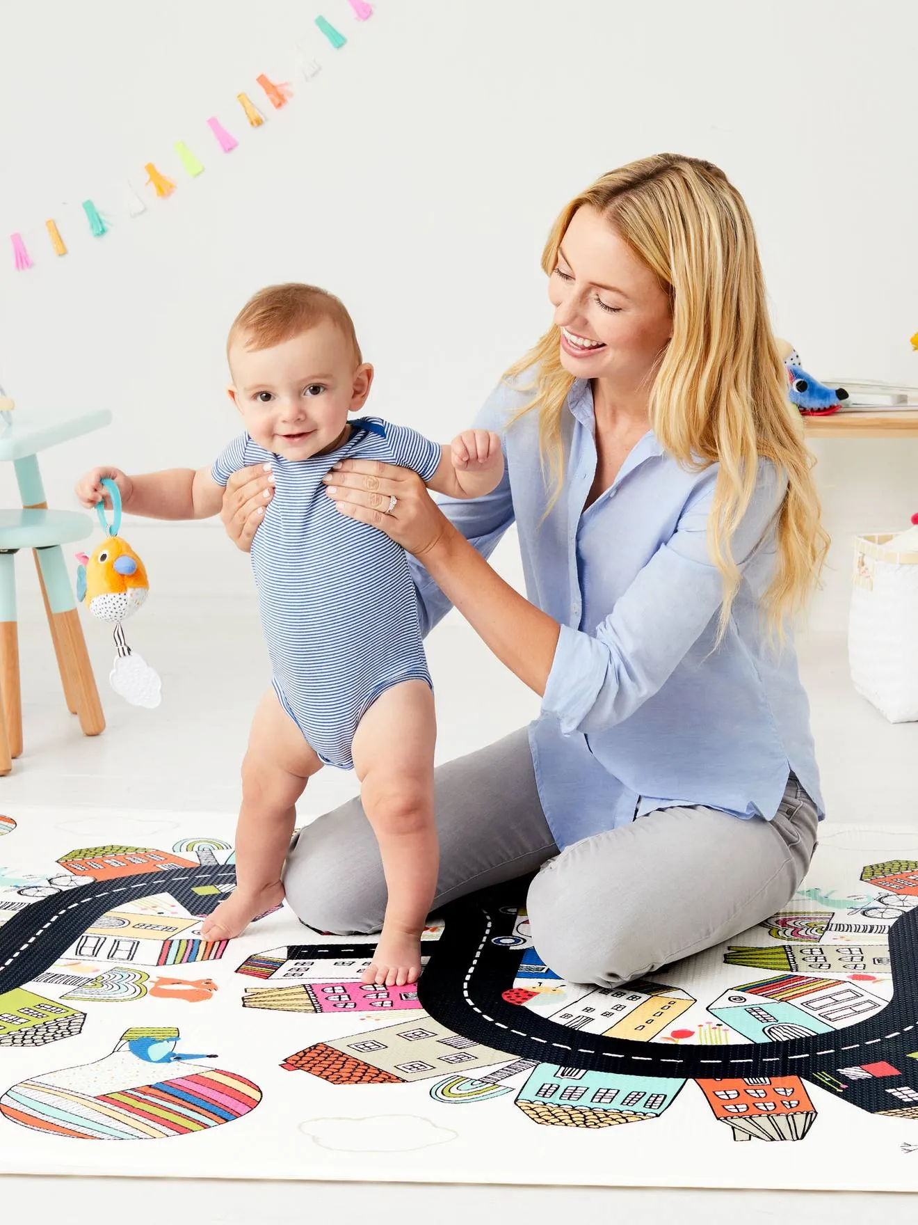 Tapis de Jeu Réversible Vibrant Village - SKIP HOP multicolore - Skip Hop