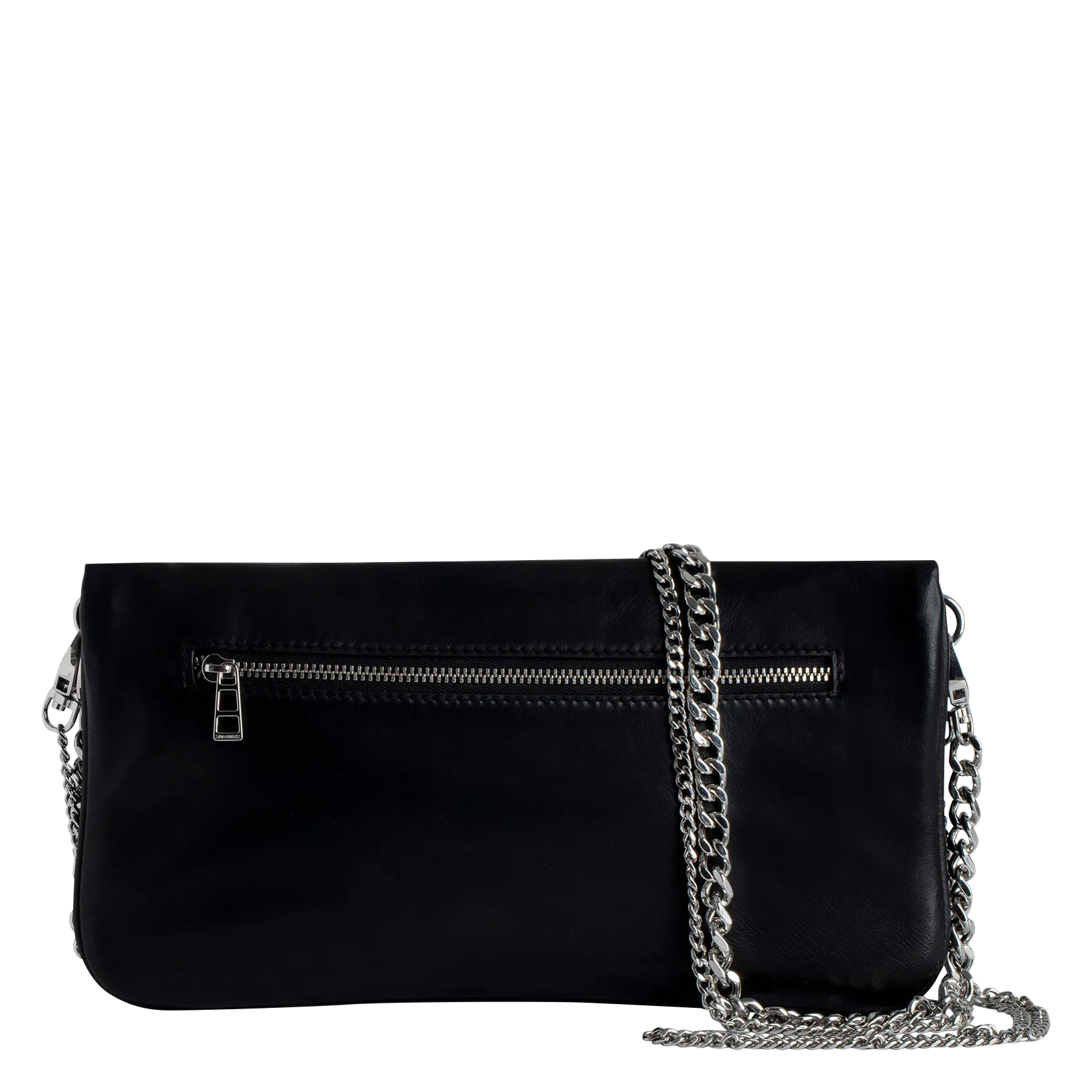 ZADIG&VOLTAIRE  Pochette en cuir avec charms rock - Noir
