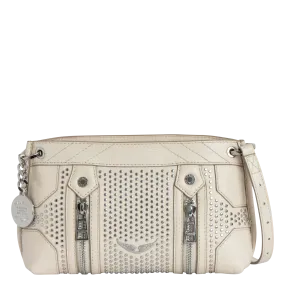 ZADIG&VOLTAIRE  Sac bandoulière en cuir vernis sunny mood - Blanc